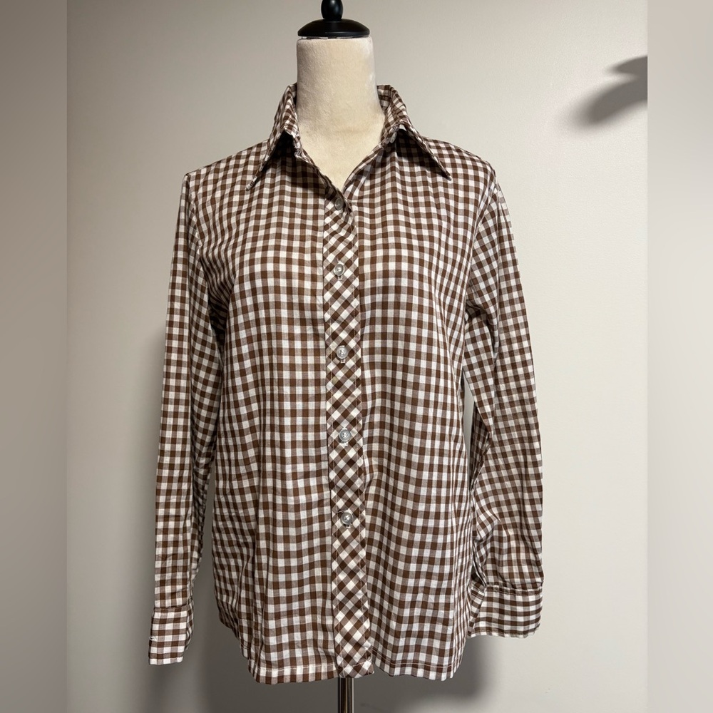 70s Gingham Shirt